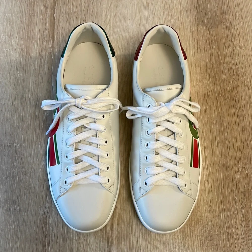 Gucci Ace Interlocking G Men’s Sneakers - 8 - Picture 2 of 8
